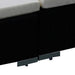 Set mobilier de grădină cu perne, 6 piese, negru, poliratan - WALTI WALTI