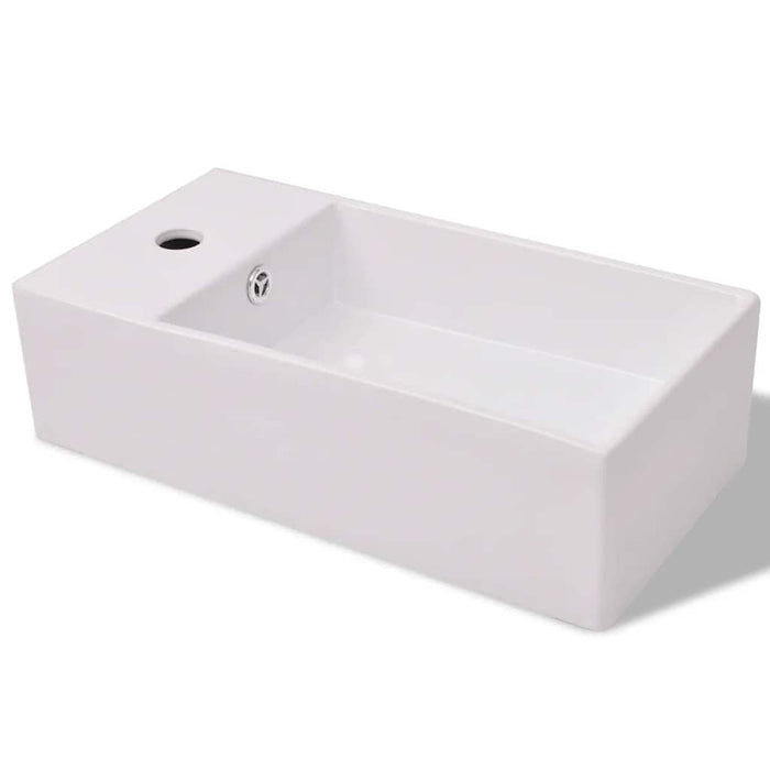 Set mobilier baie format din 3 piese cu chiuvetă inclusă, Negru - WALTI WALTI