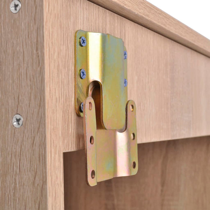 Set mobilier baie format din 3 piese cu chiuvetă inclusă, Bej - WALTI WALTI