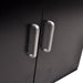 Set mobilier baie format din 9 piese cu chiuvete incluse, Negru - WALTI WALTI