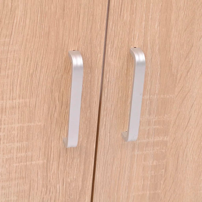 Set mobilier baie format din 9 piese cu chiuvete incluse, Bej - WALTI WALTI