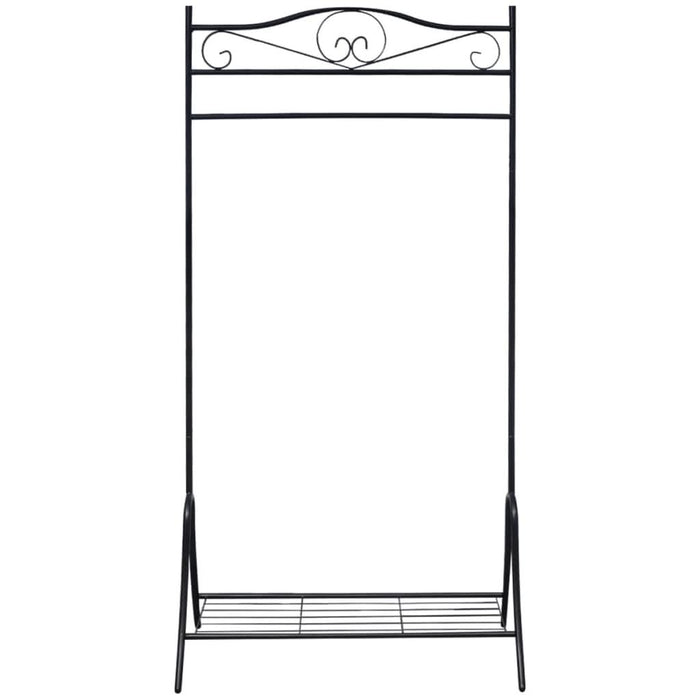 Organizator îmbrăcăminte, oțel, negru - WALTI WALTI