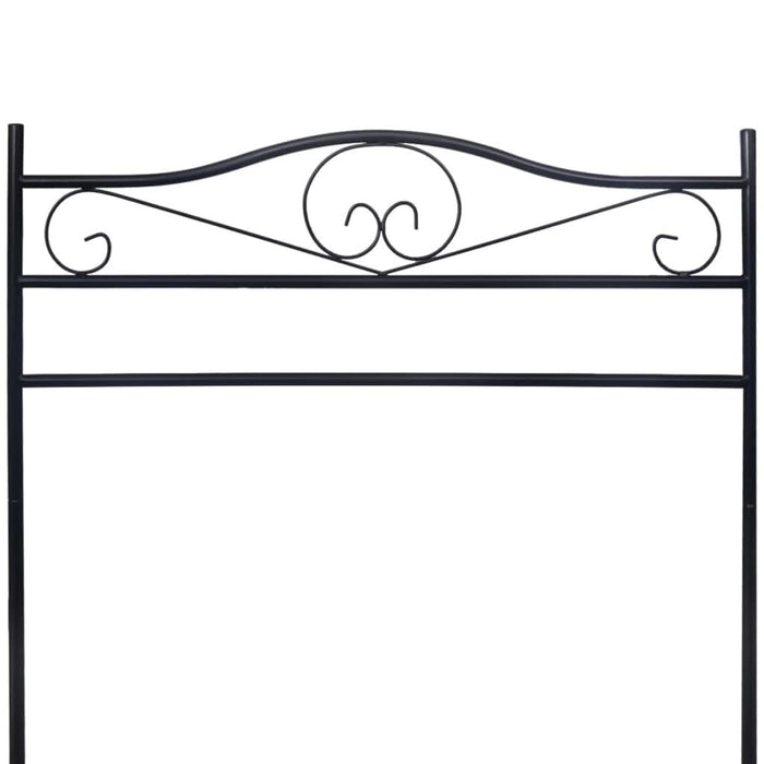 Organizator îmbrăcăminte, oțel, negru - WALTI WALTI