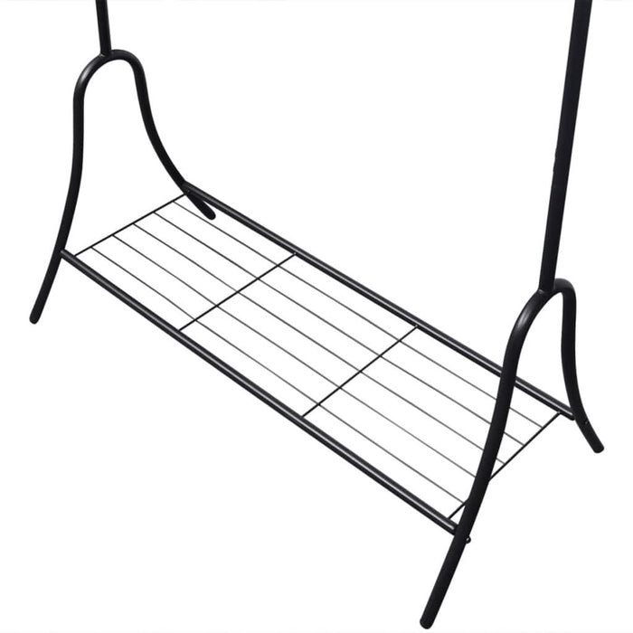 Organizator îmbrăcăminte, oțel, negru - WALTI WALTI