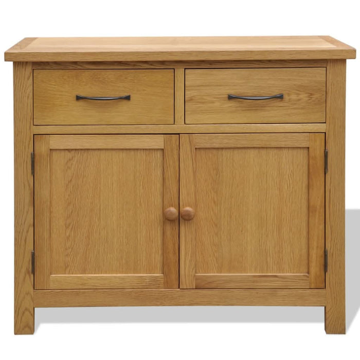 Dulap, 90x33,5x83 cm, lemn masiv de stejar - WALTI WALTI