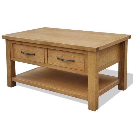 Măsuța de cafea, 88 x 53 x 45 cm, lemn masiv de stejar - WALTI WALTI