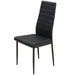 Set masă și scaune de bucătărie, negru, 5 piese - WALTI WALTI