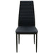 Set masă și scaune de bucătărie, negru, 5 piese - WALTI WALTI