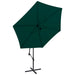 Umbrelă de soare de grădină în consolă, verde, 3 m - WALTI WALTI