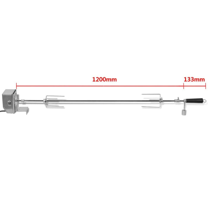 Rotisor cu motor profesional pentru grătar, oțel, 1200 mm - WALTI WALTI