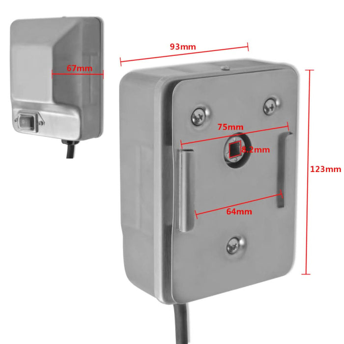 Motor profesional pentru rotisor, oțel inoxidabil, 4W - WALTI WALTI