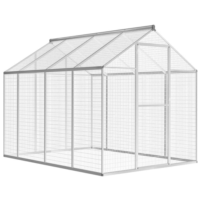 Coteț pentru păsări de exterior, aluminiu, 178 x 242 x 192 cm - WALTI WALTI