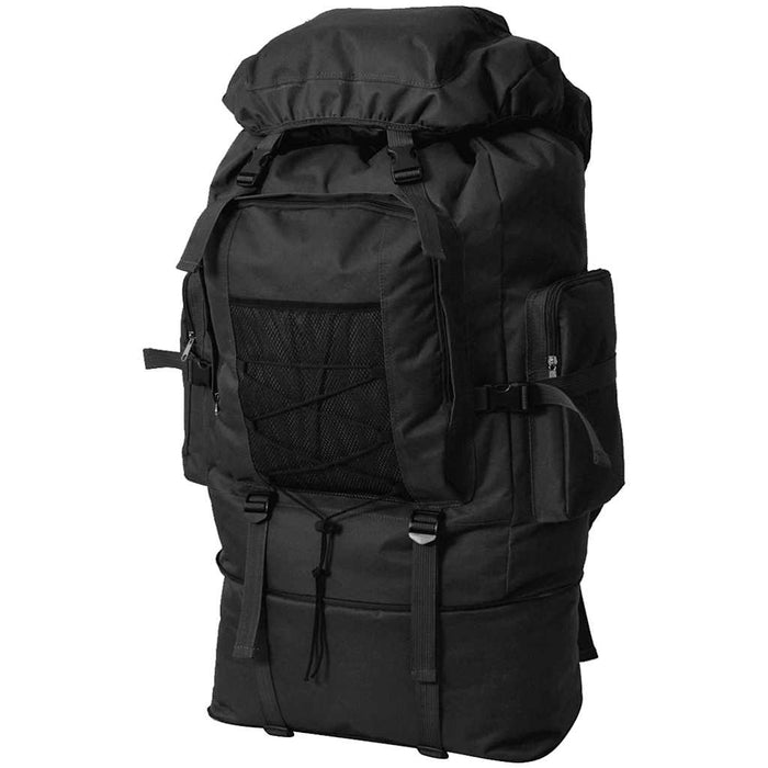 Rucsac în stil militar XXL 100 L, Negru - WALTI WALTI