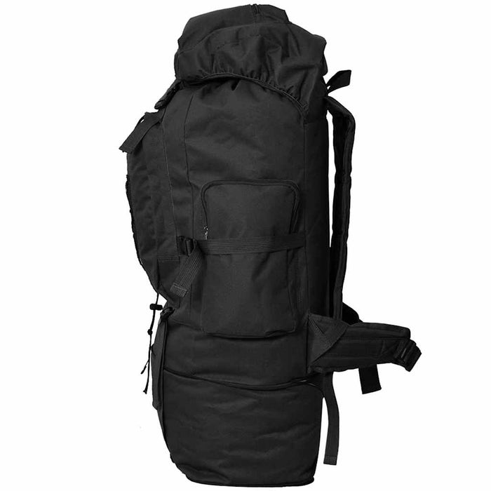 Rucsac în stil militar XXL 100 L, Negru - WALTI WALTI