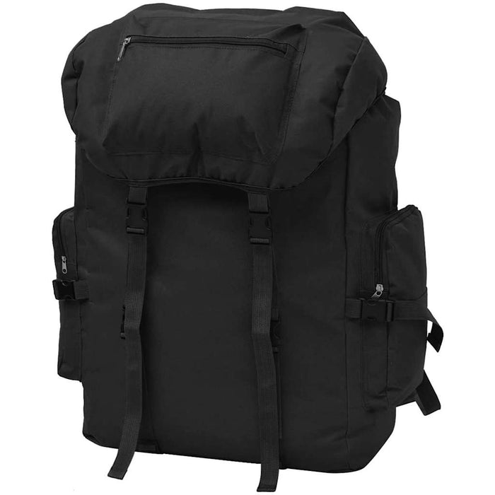 Rucsac în stil militar 65L, Negru - WALTI WALTI