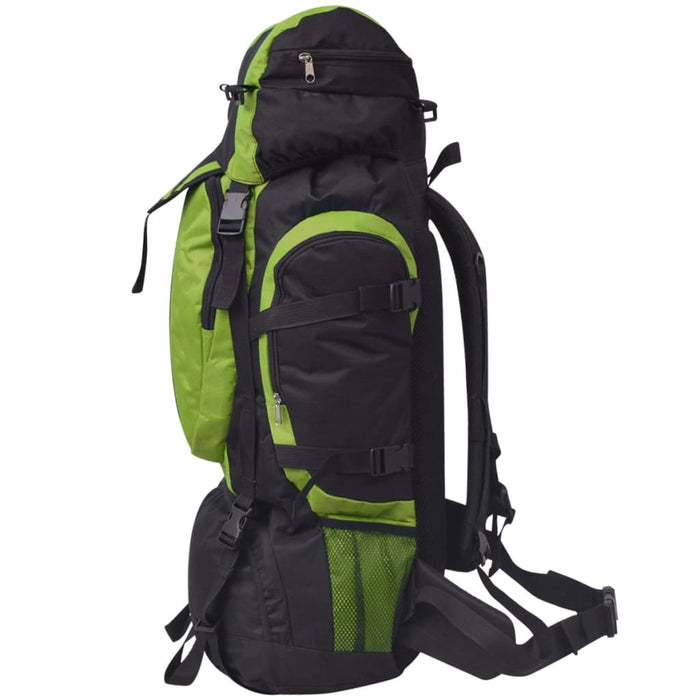 Rucsac pentru drumeții XXL, 75 L, negru și verde - WALTI WALTI