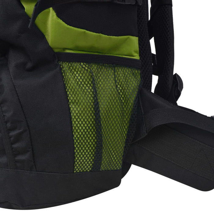 Rucsac pentru drumeții XXL, 75 L, negru și verde - WALTI WALTI