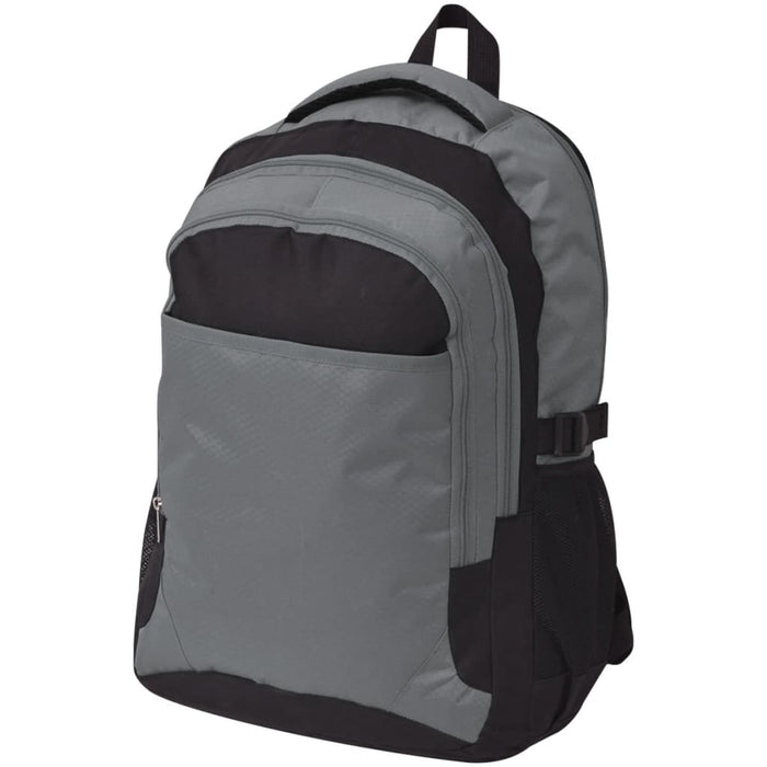 Rucsac pentru școală, 40 L, negru și gri - WALTI WALTI