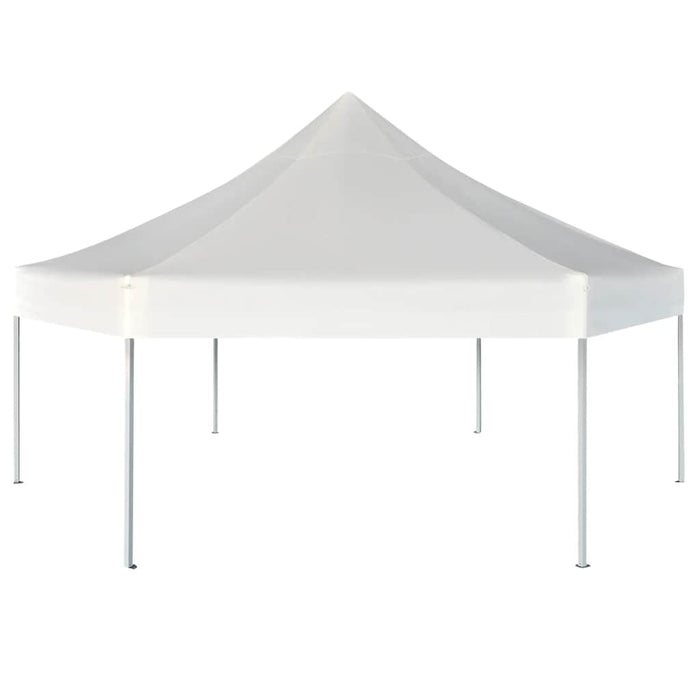 Marchiză pliabilă hexagonală, alb crem, 3,6 x 3,1 m WALTI