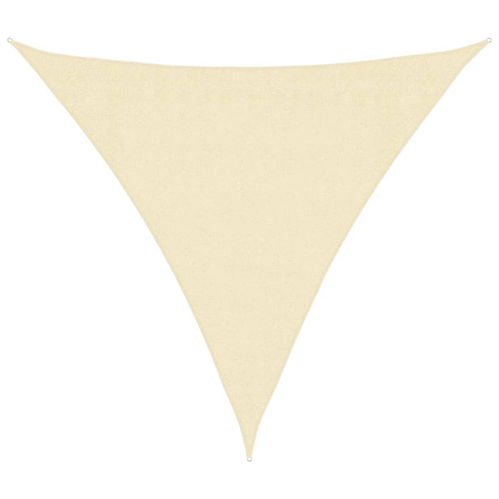 Pânză parasolar, crem, 3,6x3,6x3,6 m, HDPE, triunghiular - WALTI WALTI