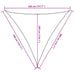 Pânză parasolar, crem, 3,6x3,6x3,6 m, HDPE, triunghiular - WALTI WALTI
