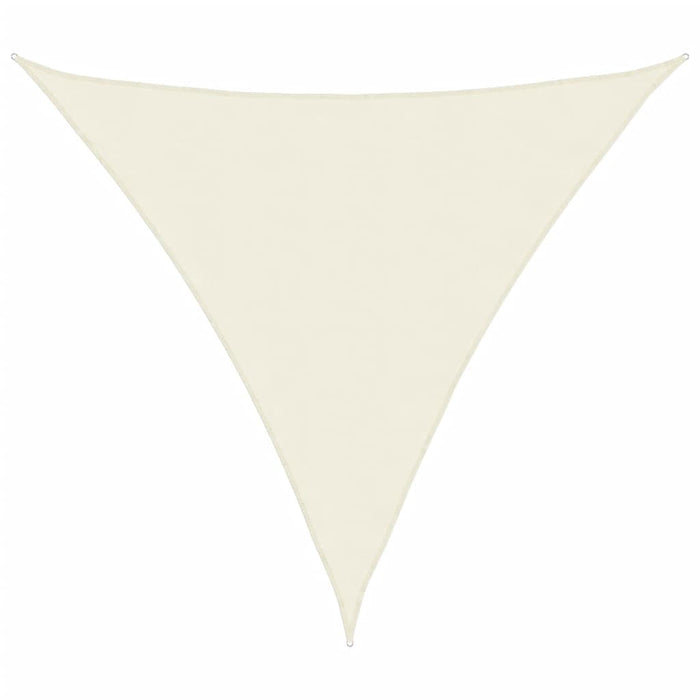 Parasolar din țesătură oxford triunghiular, 3,6x3,6x3,6 m, crem - WALTI WALTI