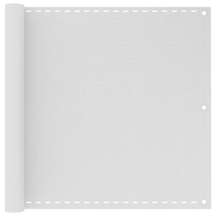 Prelată pentru balcon din HDPE, 90 x 400 cm, alb WALTI