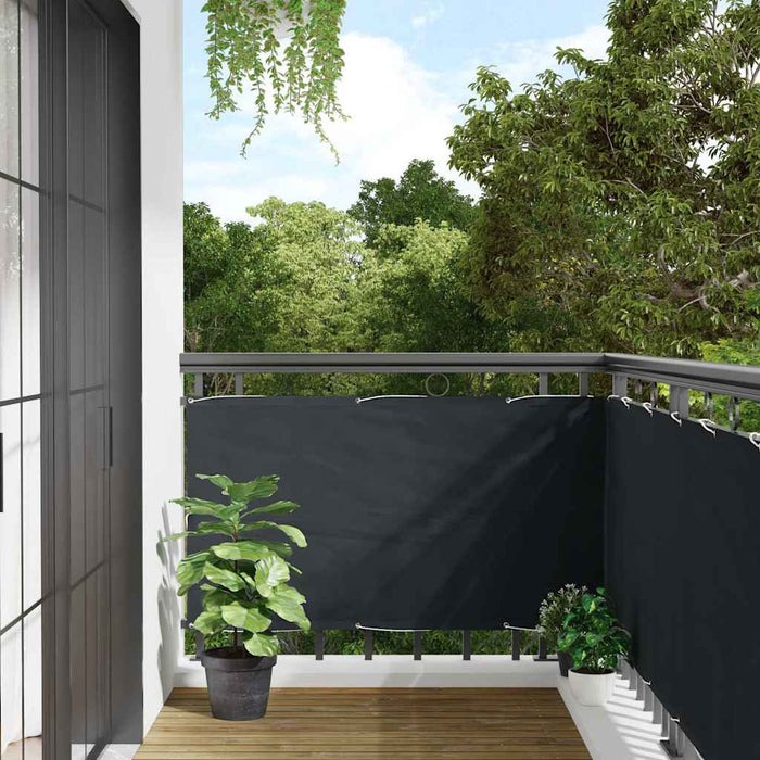 Prelată balcon, material textil oxford, 75 x 400 cm, antracit - WALTI WALTI