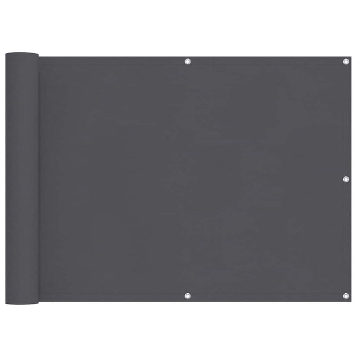 Prelată balcon, material textil oxford, 75 x 600 cm, antracit - WALTI WALTI