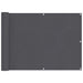 Prelată balcon, material textil oxford, 75 x 600 cm, antracit - WALTI WALTI