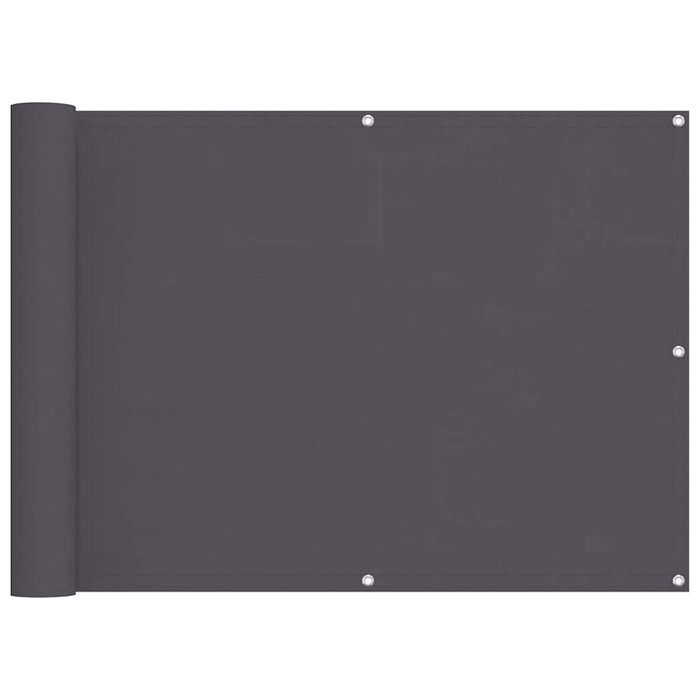 Prelată balcon, material textil oxford, 75 x 600 cm, antracit - WALTI WALTI