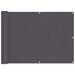 Prelată balcon, material textil oxford, 75 x 600 cm, antracit - WALTI WALTI