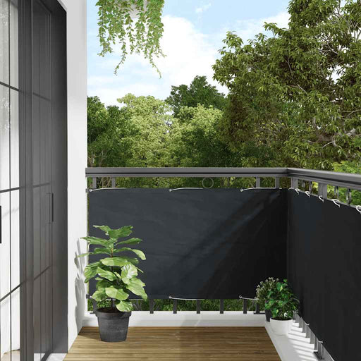 Prelată balcon, material textil oxford, 75 x 600 cm, antracit - WALTI WALTI