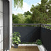 Prelată balcon, material textil oxford, 75 x 600 cm, antracit - WALTI WALTI