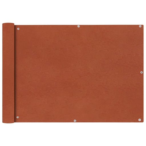 Prelată balcon, material textil oxford, 75 x 600 cm, teracotă - WALTI WALTI