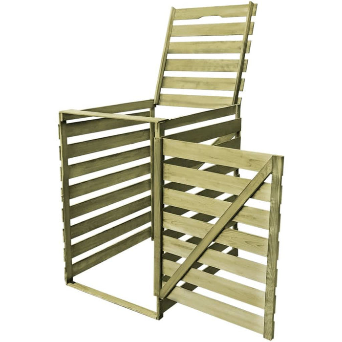 Magazie pubelă individuală, 240 L, lemn tratat - WALTI WALTI