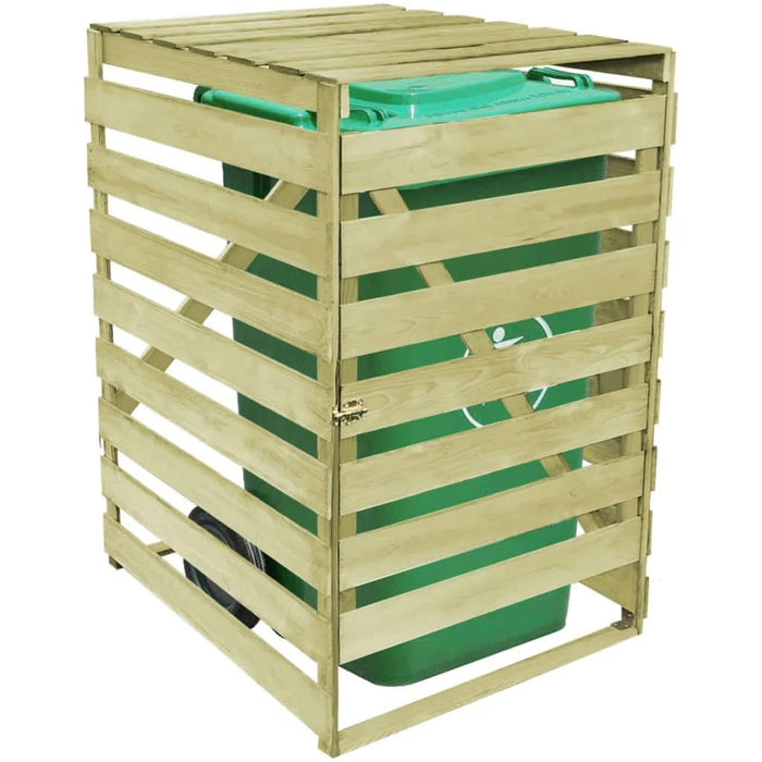 Magazie pubelă individuală, 240 L, lemn tratat - WALTI WALTI
