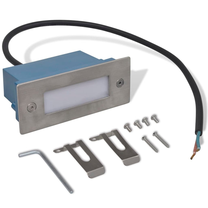 Corpuri de iluminat trepte cu LED 44 x 111 x 56 mm, 12 buc. - WALTI WALTI