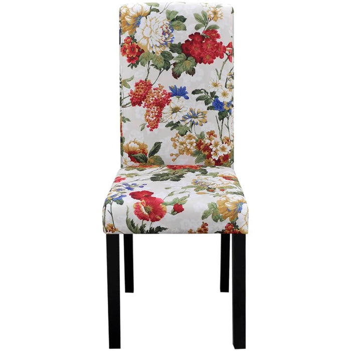 Scaune de bucătărie, 6 buc., multicolor, material textil - WALTI WALTI