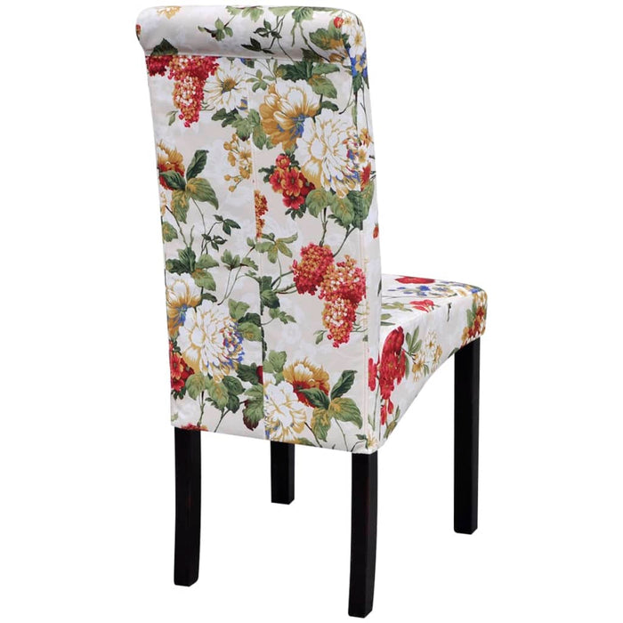 Scaune de bucătărie, 6 buc., multicolor, material textil - WALTI WALTI