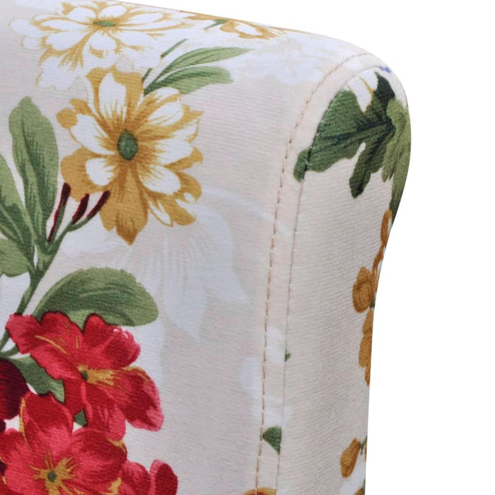 Scaune de bucătărie, 6 buc., multicolor, material textil - WALTI WALTI