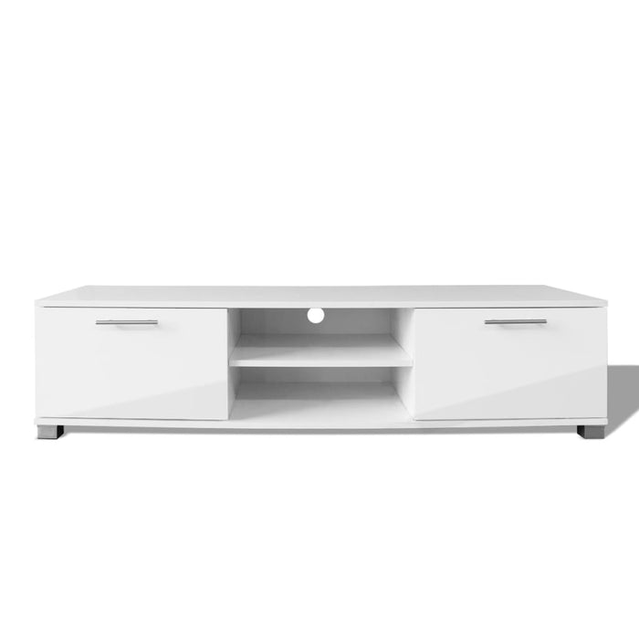 Dulap TV, alb extralucios, 120 x 40,3 x 35 cm WALTI
