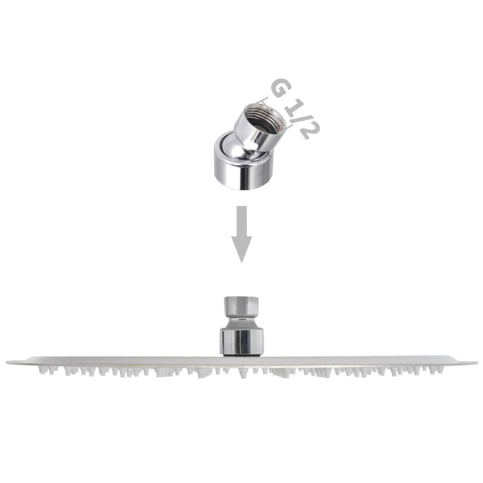 Cap de duș rotund tip ploaie, oțel inoxidabil, 30 cm - WALTI WALTI
