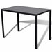 Set mobilier de bucătărie, cinci piese, negru - WALTI WALTI