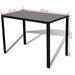 Set mobilier de bucătărie, cinci piese, negru - WALTI WALTI