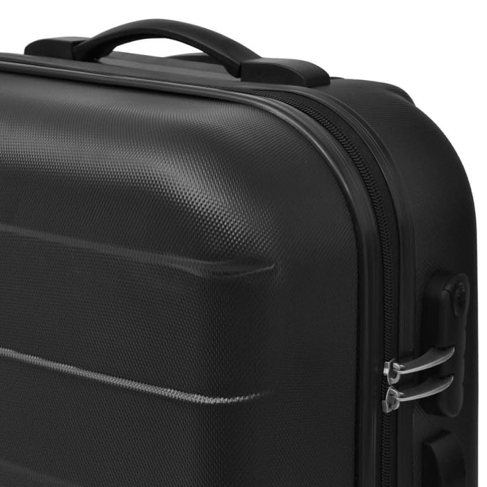 Set valize rigide, negru, 3 buc., 45,5/55/66 cm - WALTI WALTI