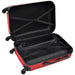 Set valize rigide, roșu, 3 buc., 45,5/55/66 cm - WALTI WALTI
