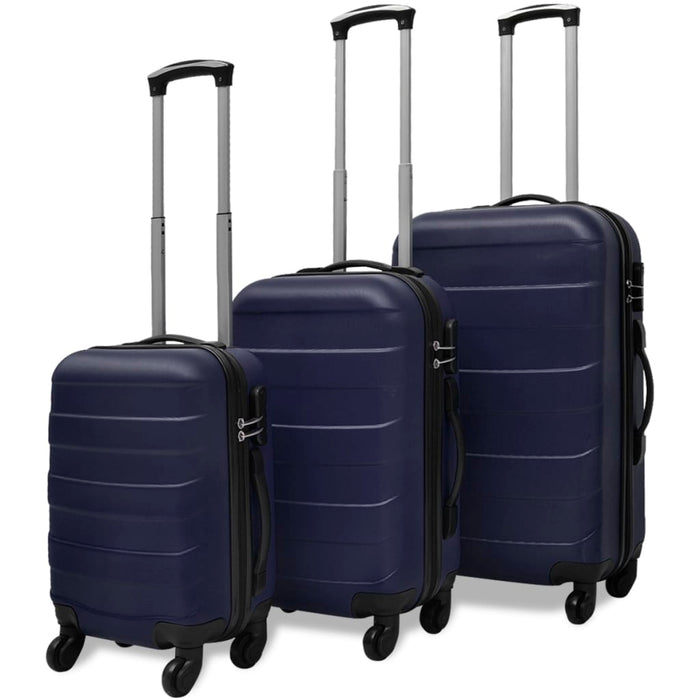 Set valize rigide, albastru, 3 buc., 45,5/55/66 cm - WALTI WALTI