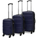Set valize rigide, albastru, 3 buc., 45,5/55/66 cm - WALTI WALTI