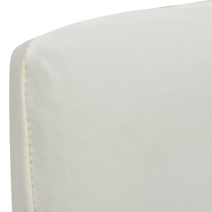 Huse de scaun elastice drepte, 4 buc., crem - WALTI WALTI